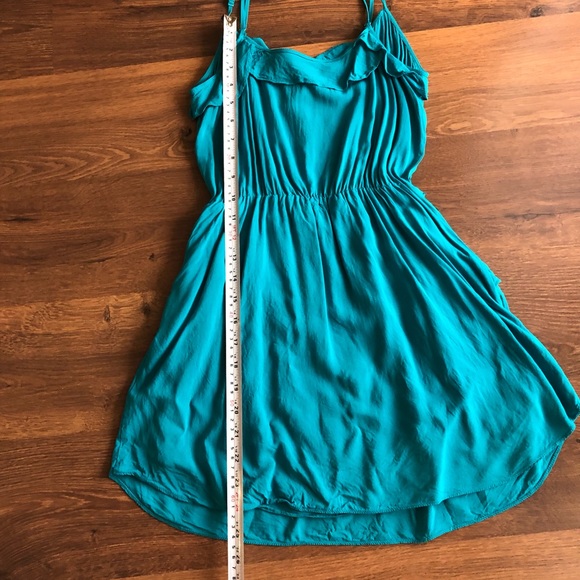Aritzia Talula Ulla Spagetti Strap Dress in Turquoise/Teal - Picture 7 of 7